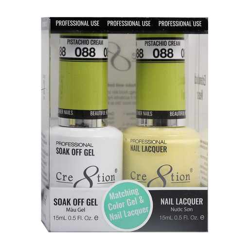 Cre8tion Gel Polish And Nail Lacquer, 088, 0.5oz, 0916-0929