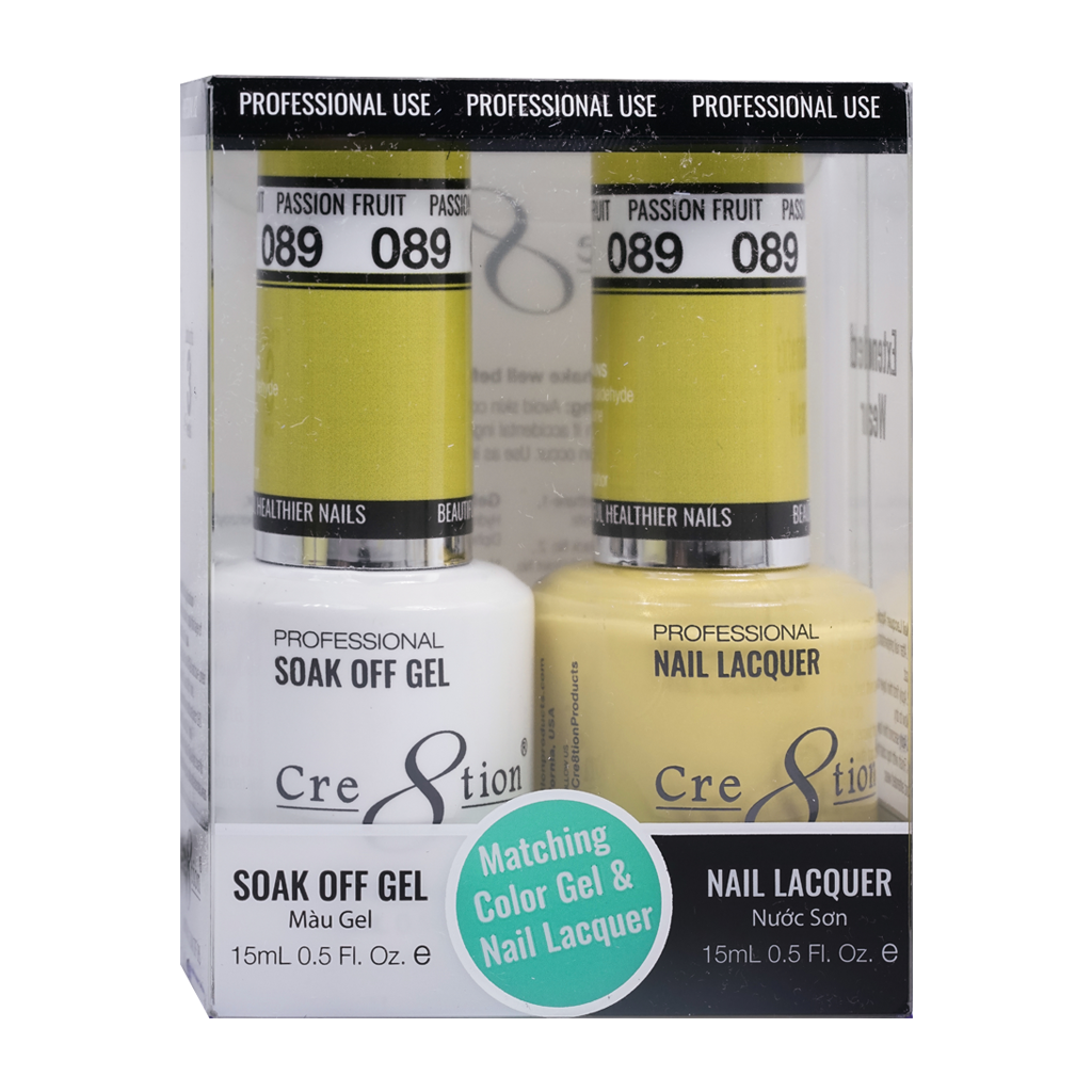 Cre8tion Gel Polish And Nail Lacquer, 089, 0.5oz, 0916-0930