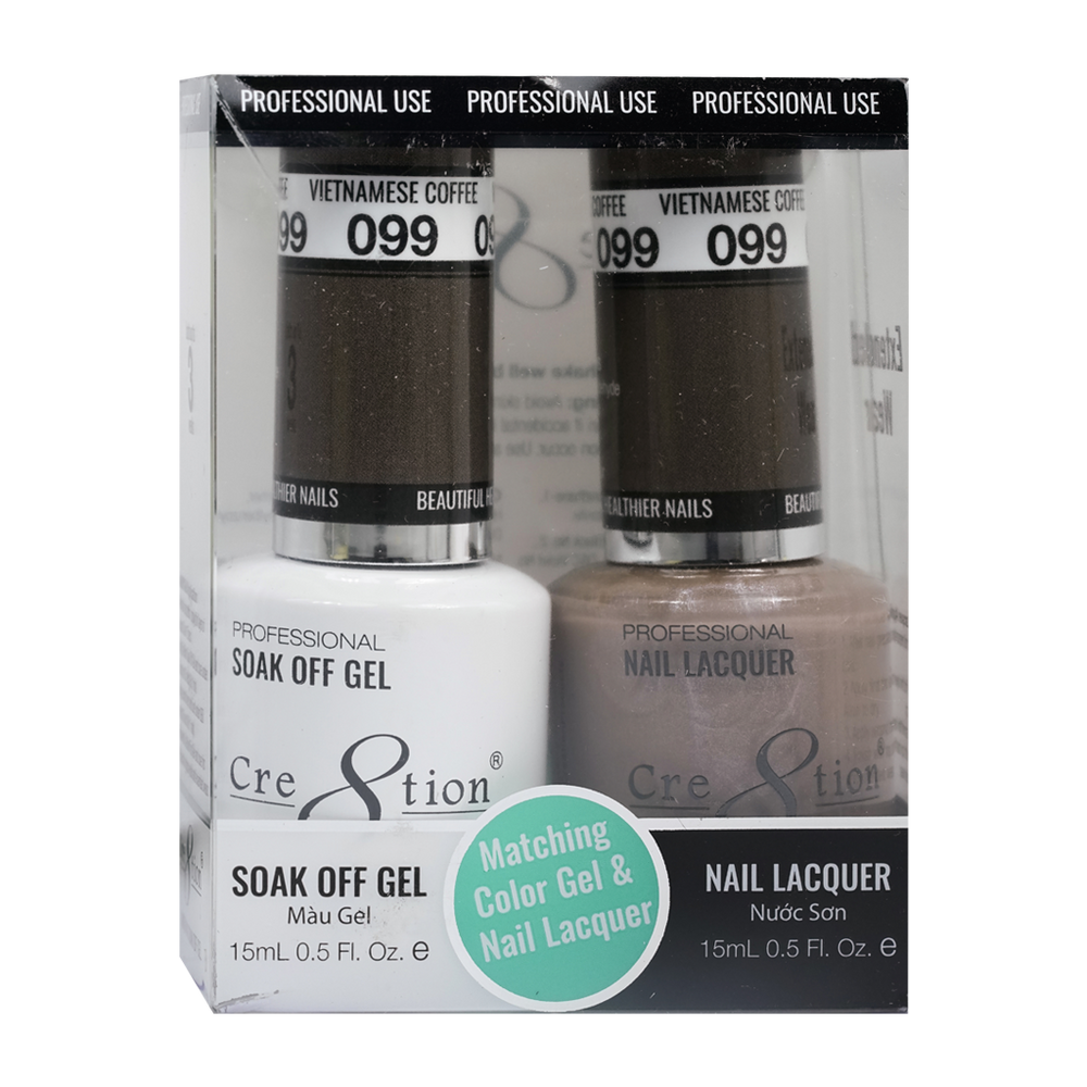 Cre8tion Gel Polish And Nail Lacquer, 099, 0.5oz, 0916-0940