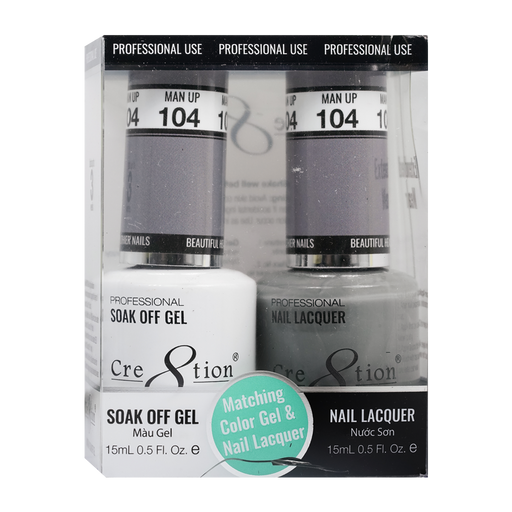 Cre8tion Gel Polish And Nail Lacquer, 104, 0.5oz, 0916-0945