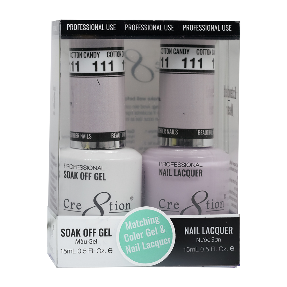 Cre8tion Gel Polish And Nail Lacquer, 111, 0.5oz, 0916-0952