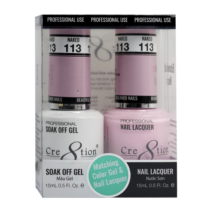Cre8tion Gel Polish And Nail Lacquer, 113, 0.5oz, 0916-0954