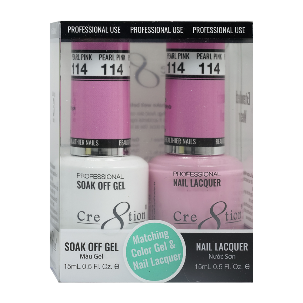 Cre8tion Gel Polish And Nail Lacquer, 114, 0.5oz, 0916-0955
