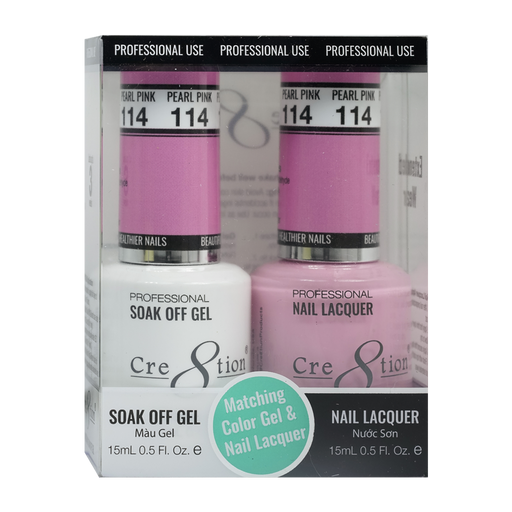 Cre8tion Gel Polish And Nail Lacquer, 114, 0.5oz, 0916-0955