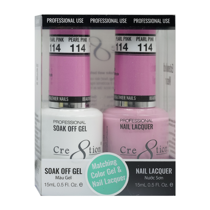 Cre8tion Gel Polish And Nail Lacquer, 114, 0.5oz, 0916-0955