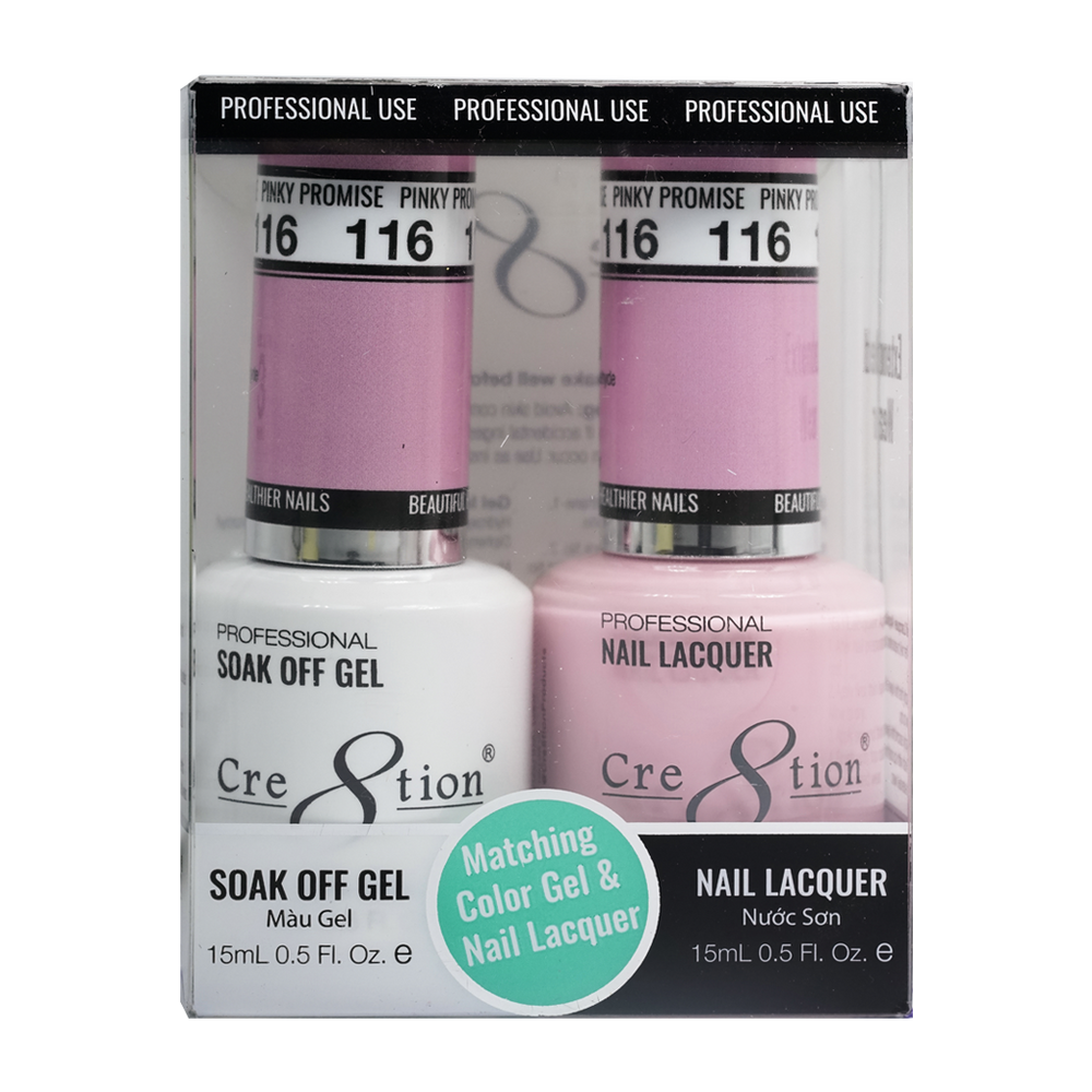 Cre8tion Gel Polish And Nail Lacquer, 116, 0.5oz, 0916-0957