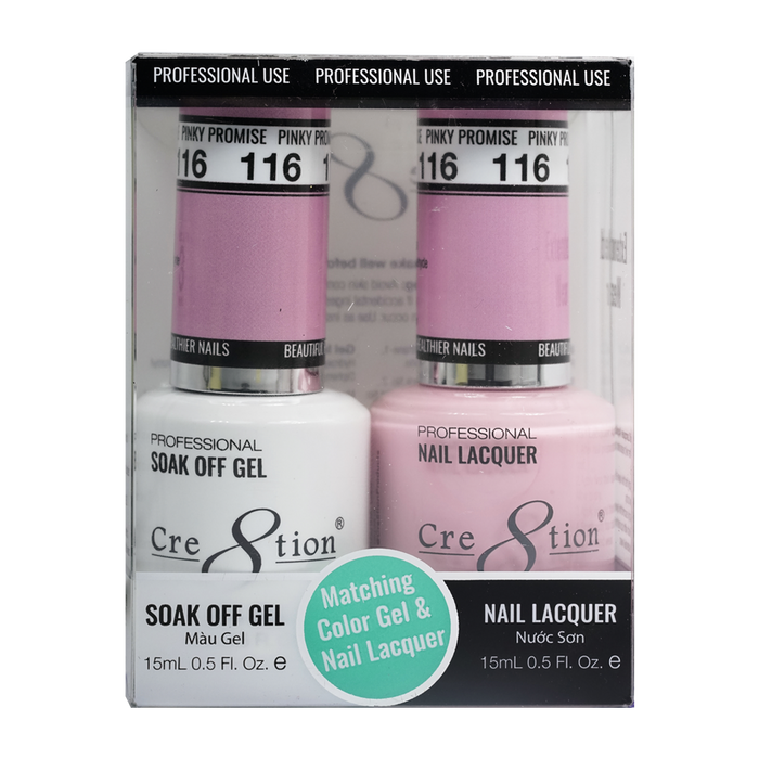 Cre8tion Gel Polish And Nail Lacquer, 116, 0.5oz, 0916-0957