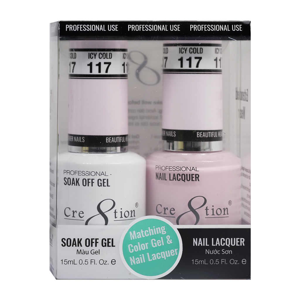 Cre8tion Gel Polish And Nail Lacquer, 117, 0.5oz, 0916-0958