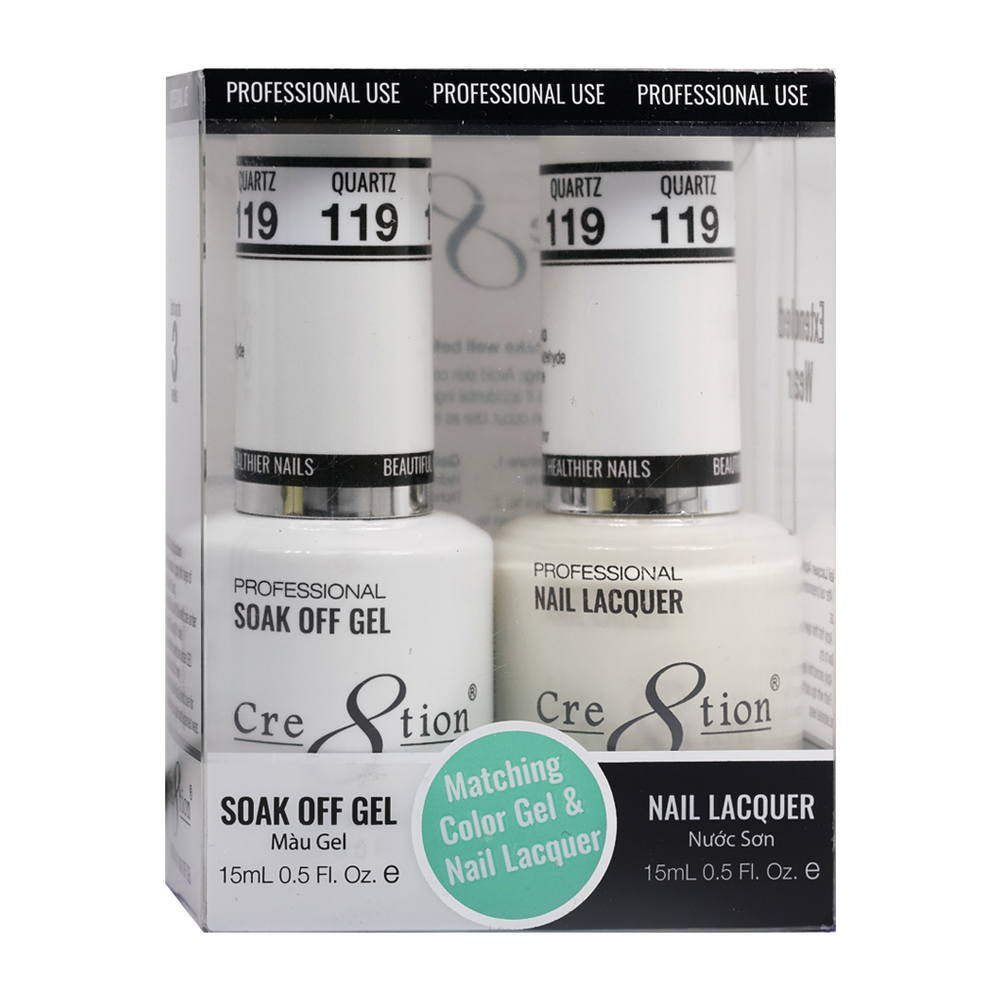 Cre8tion Gel Polish And Nail Lacquer, 119, 0.5oz, 0916-0960