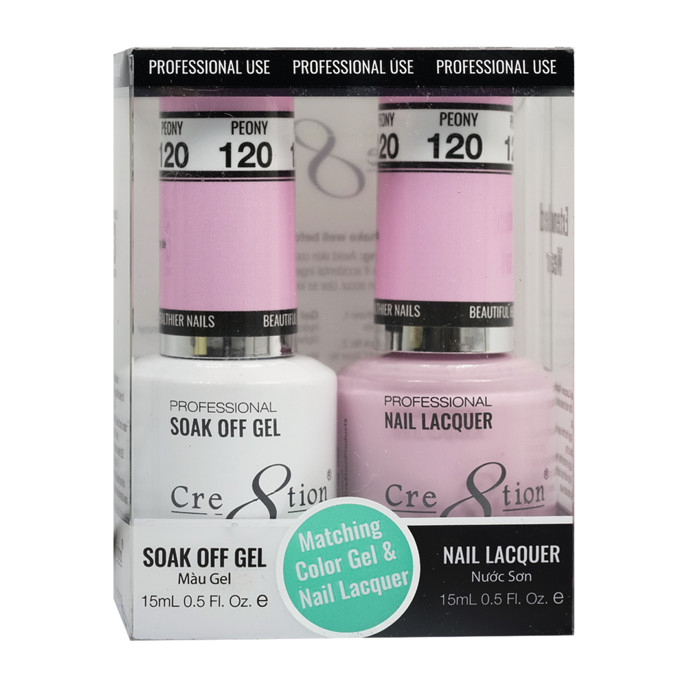 Cre8tion Gel Polish And Nail Lacquer, 120, 0.5oz, 0916-0961