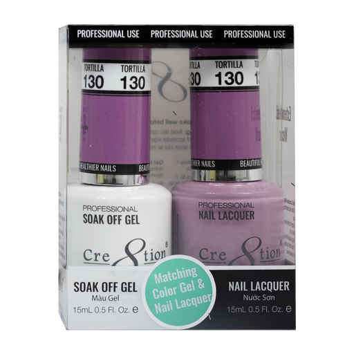 Cre8tion Gel Polish And Nail Lacquer, 130, 0.5oz, 0916-0971