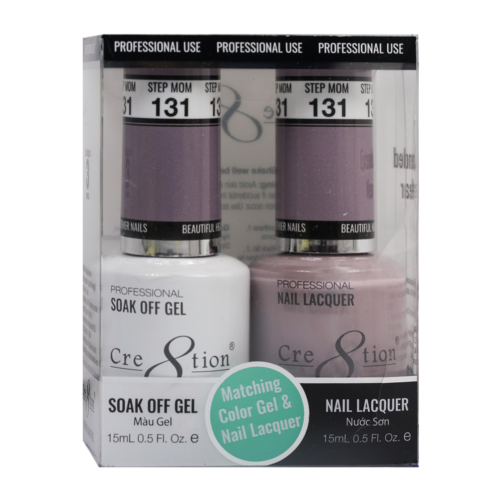 Cre8tion Gel Polish And Nail Lacquer, 131, 0.5oz, 0916-0972