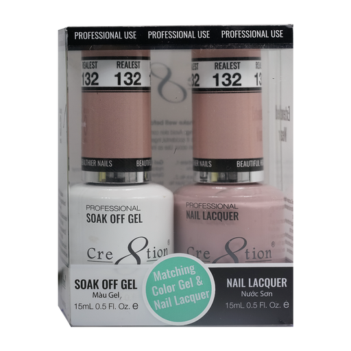 Cre8tion Gel Polish And Nail Lacquer, 132, 0.5oz, 0916-0973