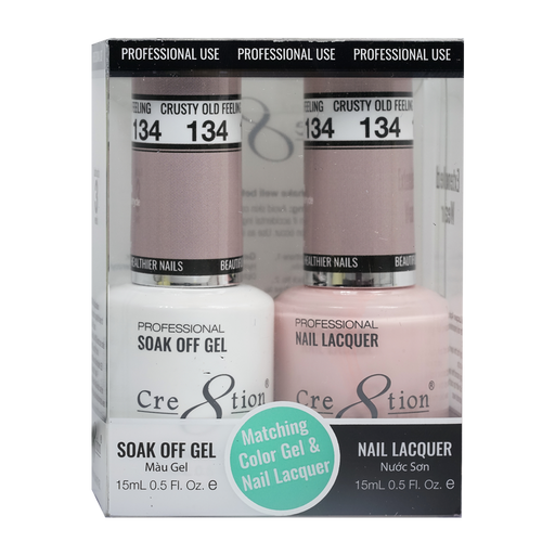 Cre8tion Gel Polish And Nail Lacquer, 134, 0.5oz, 0916-0975