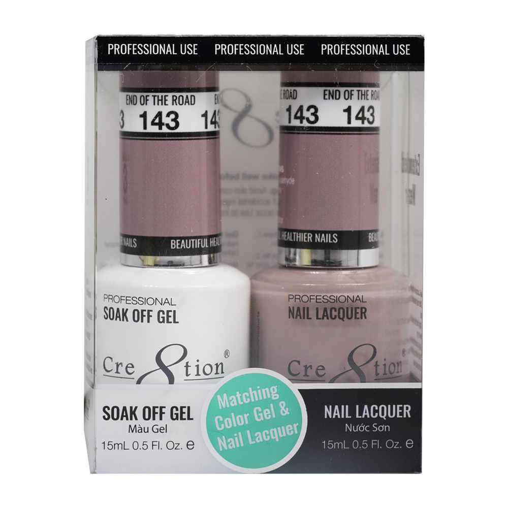 Cre8tion Gel Polish And Nail Lacquer, 143, 0.5oz, 0916-0984