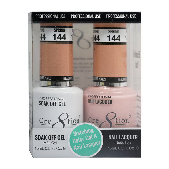 Cre8tion Gel Polish And Nail Lacquer, 144, 0.5oz, 0916-0985