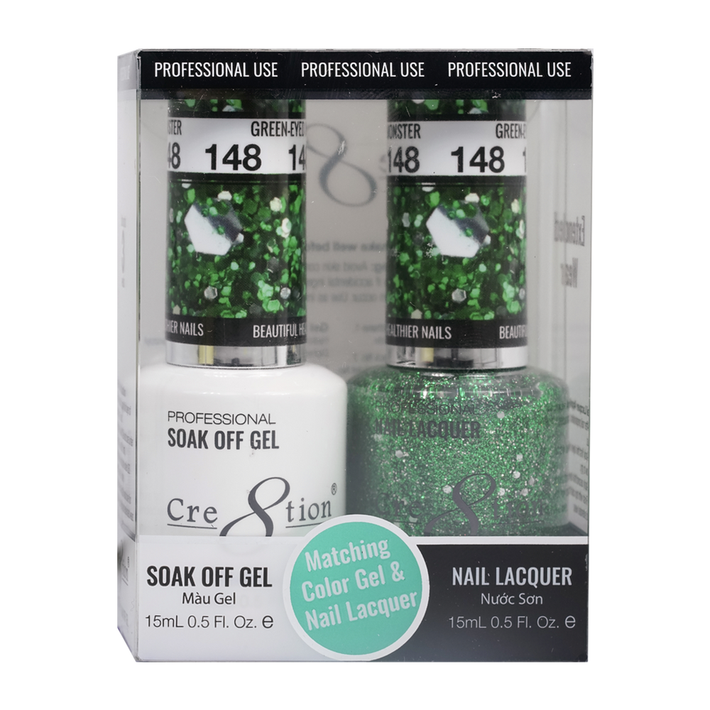 Cre8tion Gel Polish And Nail Lacquer, 148, 0.5oz, 0916-0989