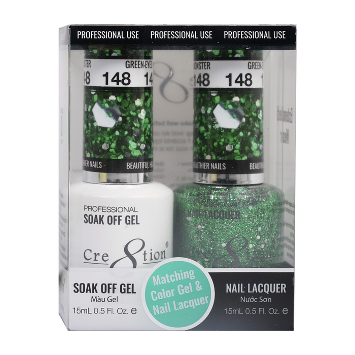 Cre8tion Gel Polish And Nail Lacquer, 148, 0.5oz, 0916-0989