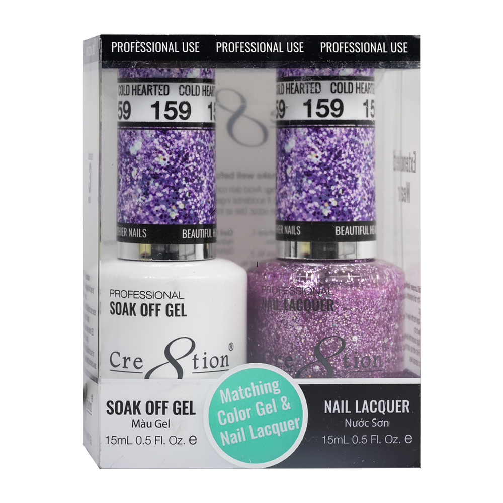 Cre8tion Gel Polish And Nail Lacquer, 159, 0.5oz, 0916-1000