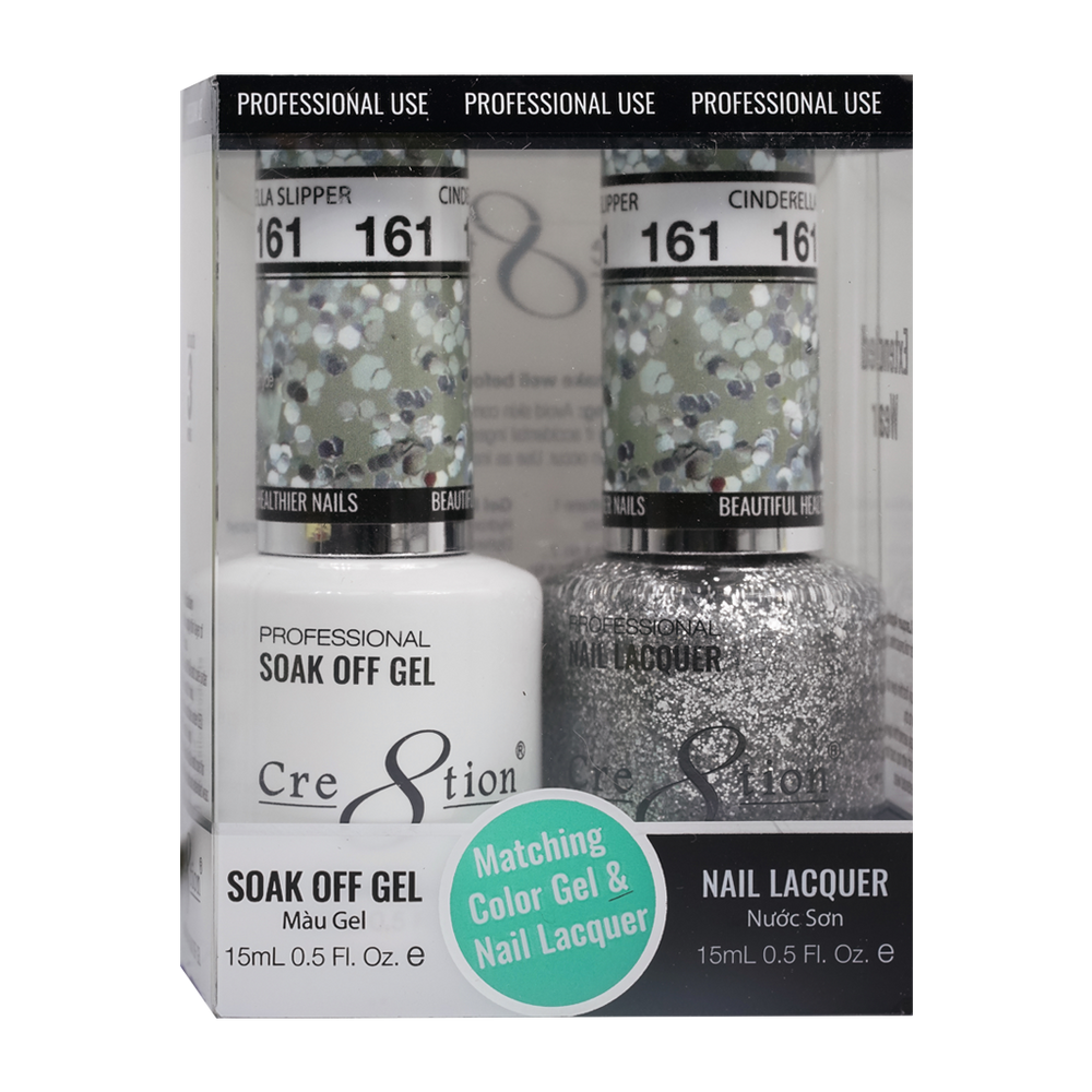 Cre8tion Gel Polish And Nail Lacquer, 161, 0.5oz