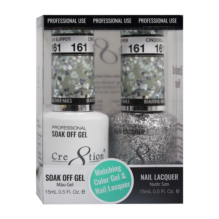 Cre8tion Gel Polish And Nail Lacquer, 161, 0.5oz
