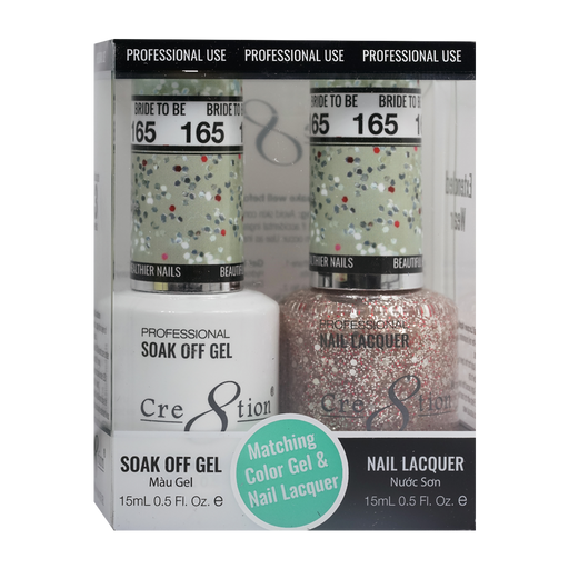 Cre8tion Gel Polish And Nail Lacquer, 165, 0.5oz, 0916-1006