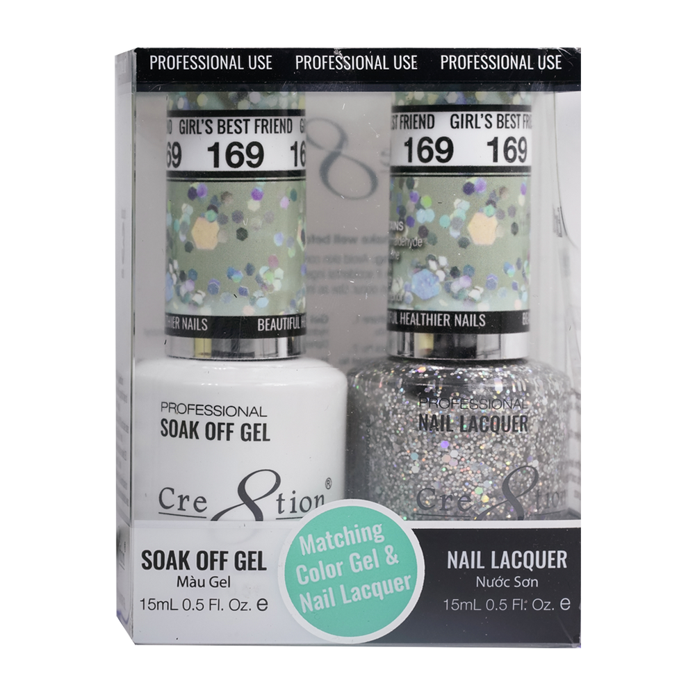 Cre8tion Gel Polish And Nail Lacquer, 169, 0.5oz, 0916-1377