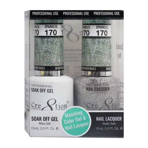 Cre8tion Gel Polish And Nail Lacquer, 170, 0.5oz, 0916-1378