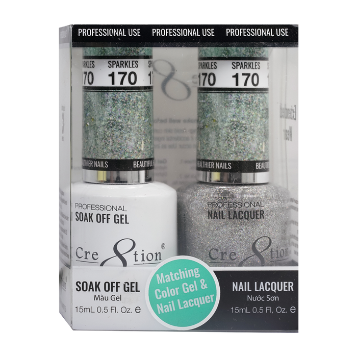 Cre8tion Gel Polish And Nail Lacquer, 170, 0.5oz, 0916-1378