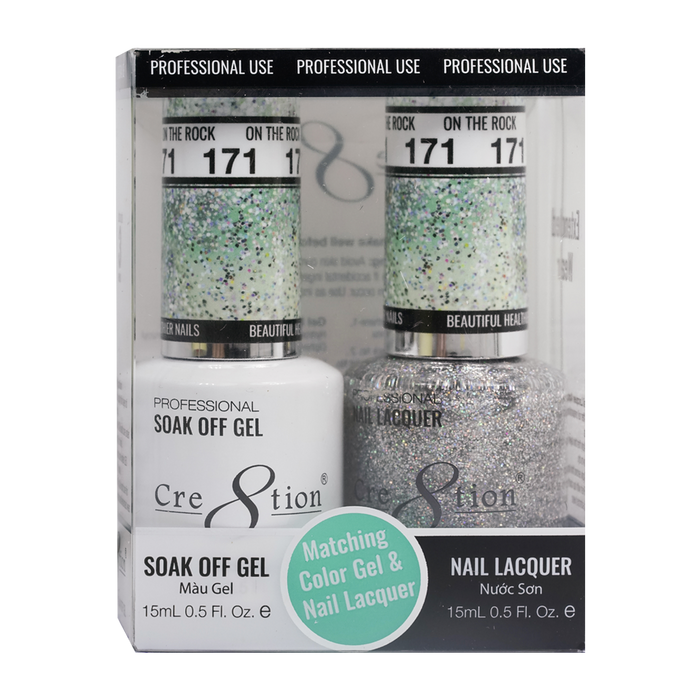 Cre8tion Gel Polish And Nail Lacquer, 171, 0.5oz, 0916-1379