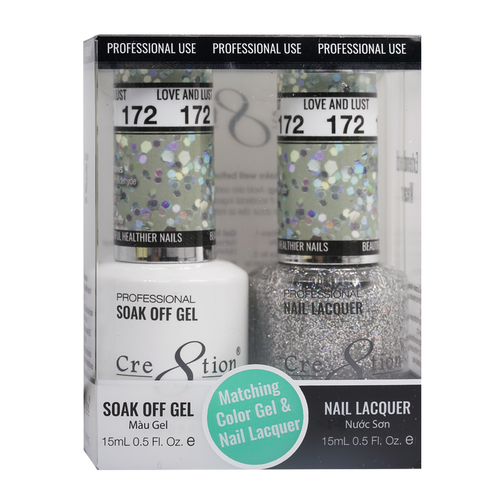 Cre8tion Gel Polish And Nail Lacquer, 172, 0.5oz, 0916-1380