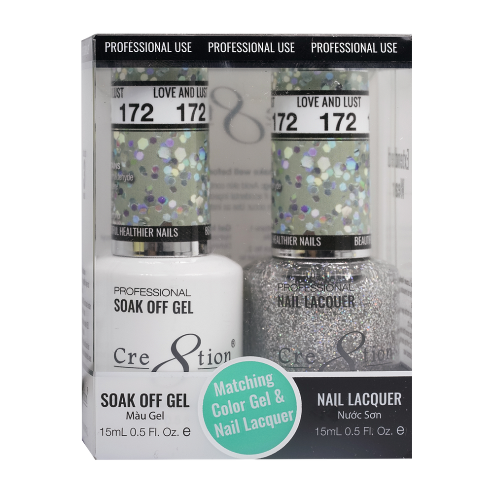 Cre8tion Gel Polish And Nail Lacquer, 172, 0.5oz, 0916-1380