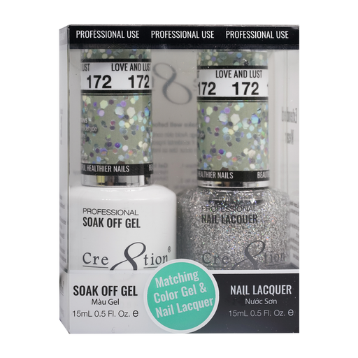 Cre8tion Gel Polish And Nail Lacquer, 172, 0.5oz, 0916-1380