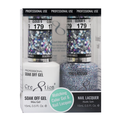 Cre8tion Gel Polish And Nail Lacquer, 179, 0.5oz, 0916-1387