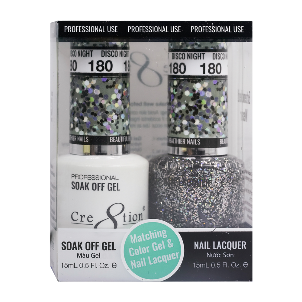Cre8tion Gel Polish And Nail Lacquer, 180, 0.5oz, 0916-1388