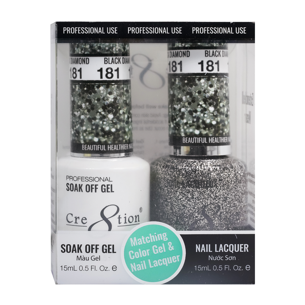 Cre8tion Gel Polish And Nail Lacquer, 181, 0.5oz, 0916-1389