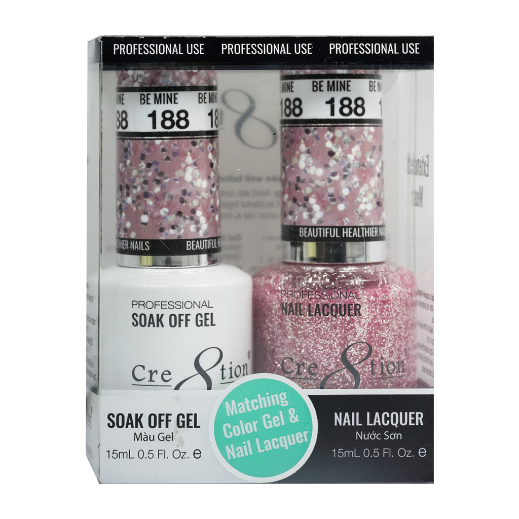 Cre8tion Gel Polish And Nail Lacquer, 188, 0.5oz, 0916-1396