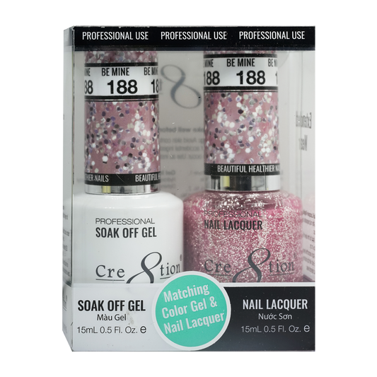 Cre8tion Gel Polish And Nail Lacquer, 188, 0.5oz, 0916-1396