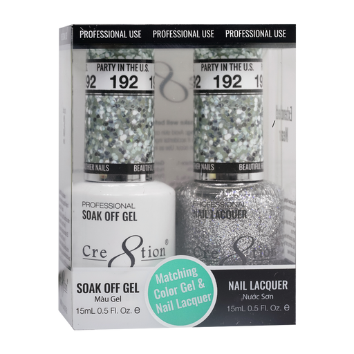 Cre8tion Gel Polish And Nail Lacquer, 192, 0.5oz, 0916-1400