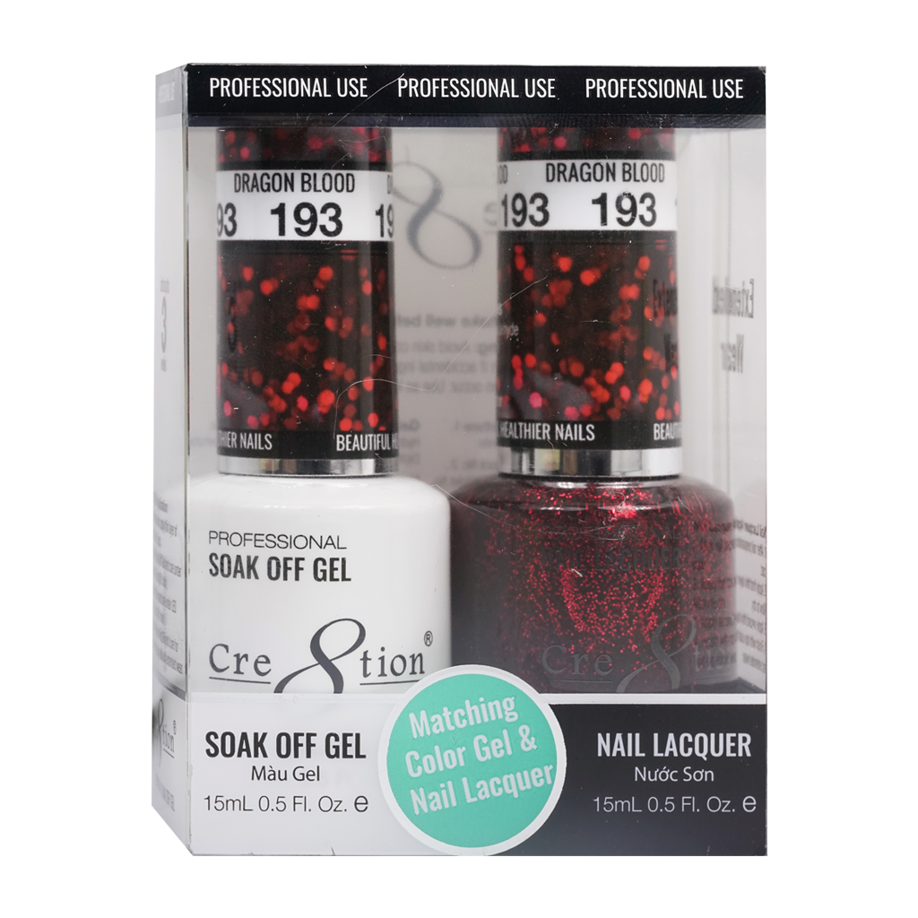 Cre8tion Gel Polish And Nail Lacquer, 193, 0.5oz, 0916-1401