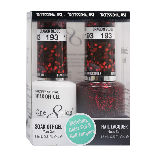 Cre8tion Gel Polish And Nail Lacquer, 193, 0.5oz, 0916-1401