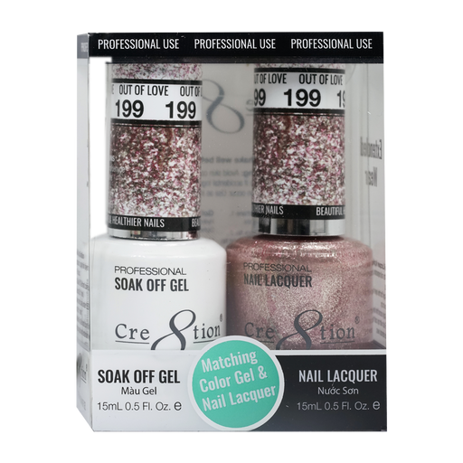 Cre8tion Gel Polish And Nail Lacquer, 199, 0.5oz, 0916-1407