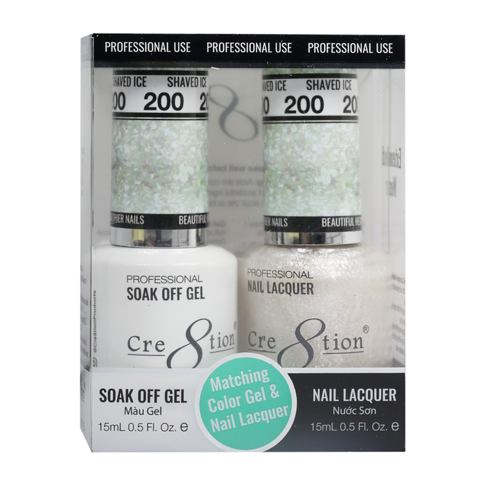 Cre8tion Gel Polish And Nail Lacquer, 200, 0.5oz, 0916-1408