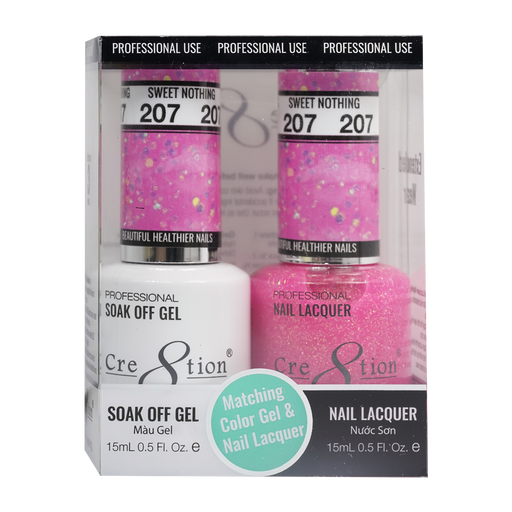 Cre8tion Gel Polish And Nail Lacquer, 207, 0.5oz, 0916-1415