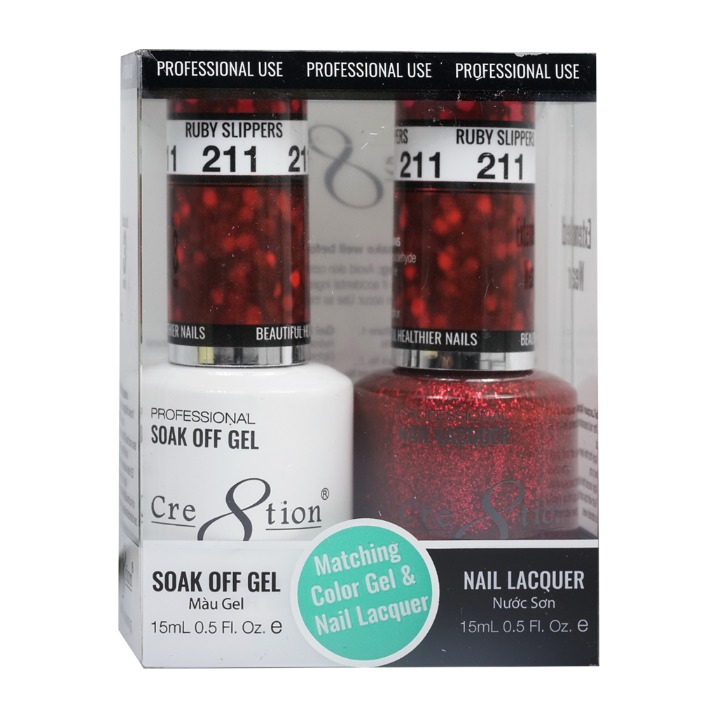 Cre8tion Gel Polish And Nail Lacquer, 211, 0.5oz, 0916-1419