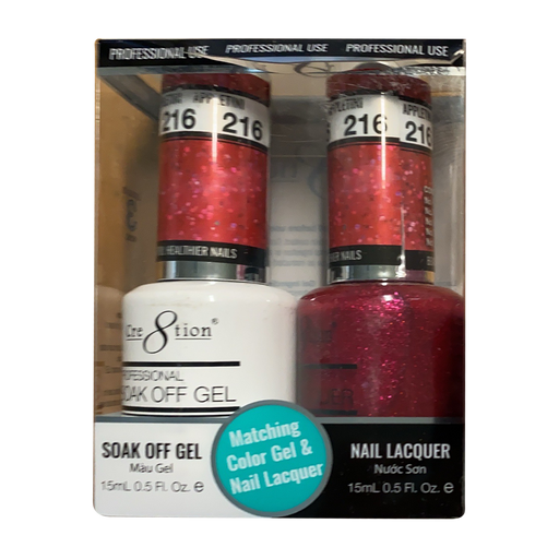 Cre8tion Gel Polish And Nail Lacquer, 216, 0.5oz, 0916-1424
