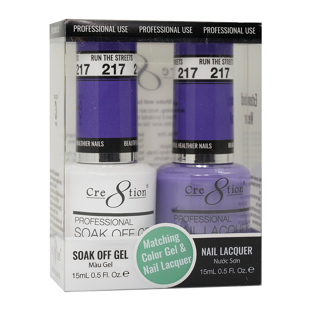 Cre8tion Gel Polish And Nail Lacquer, 217, 0.5oz, 0916-1425