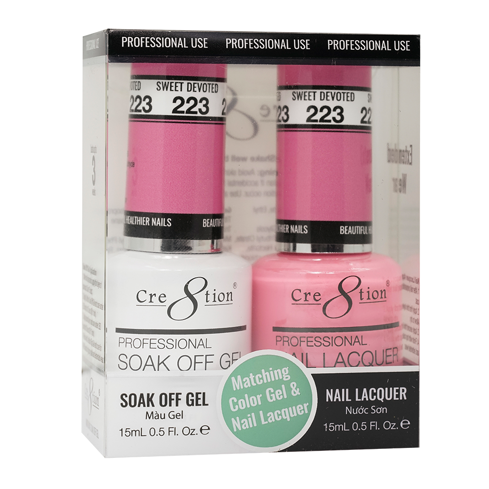 Cre8tion Gel Polish And Nail Lacquer, 223, 0.5oz, 0916-1431