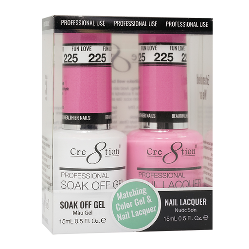 Cre8tion Gel Polish And Nail Lacquer, 225, 0.5oz, 0916-1433