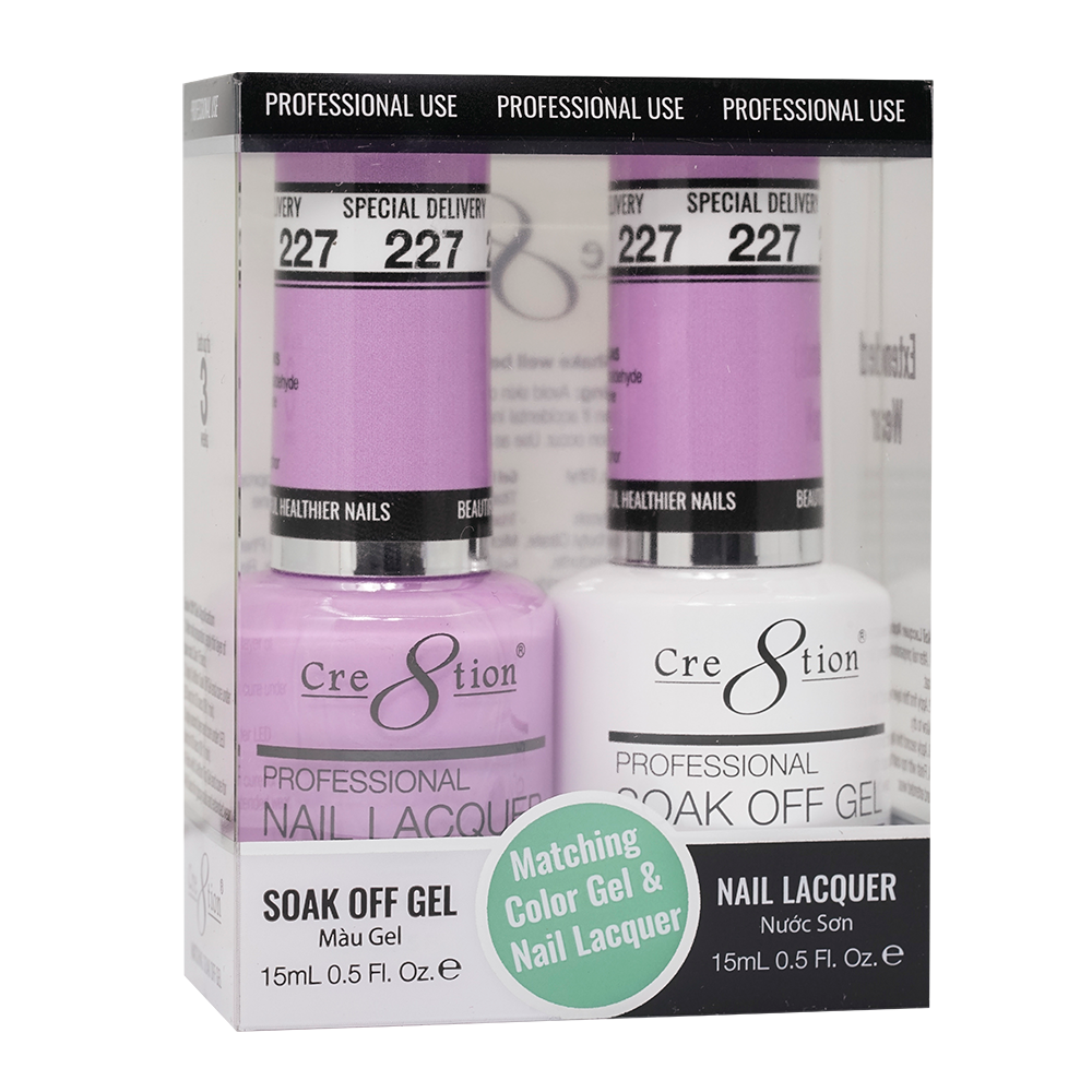Cre8tion Gel Polish And Nail Lacquer, 227, 0.5oz, 0916-1435